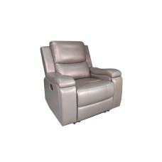 Manilla Grey Leather Gel Power Reclining Chair